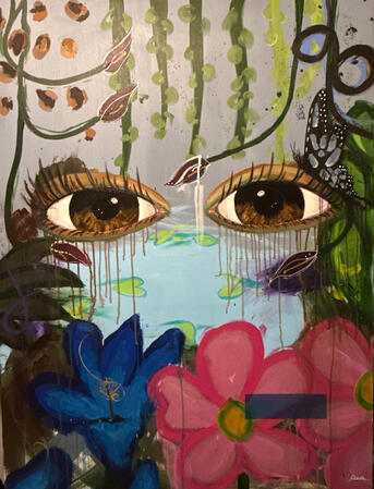 Her eyes 36 x 48